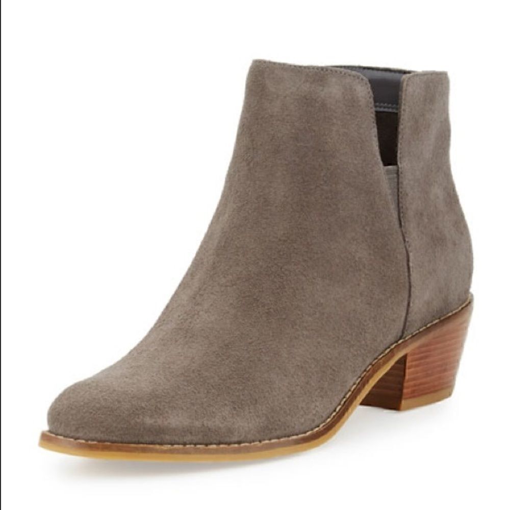 Cole Haan Abbott cutout suede booties
